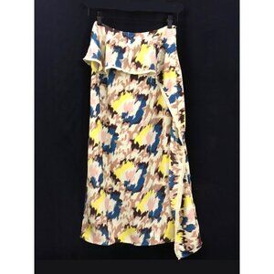 Ulla Johnson Danica Printed Crepe Midi Skirt Sample - S - NWT